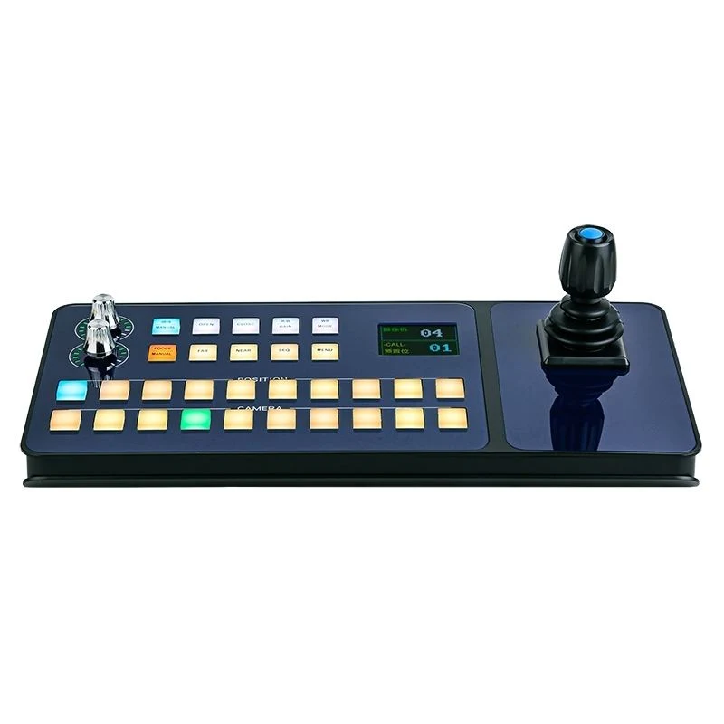 Cheap PTZ IP Joystick Keyboard Controller with RS232 / RS422 Control for Broadcasting Equipment