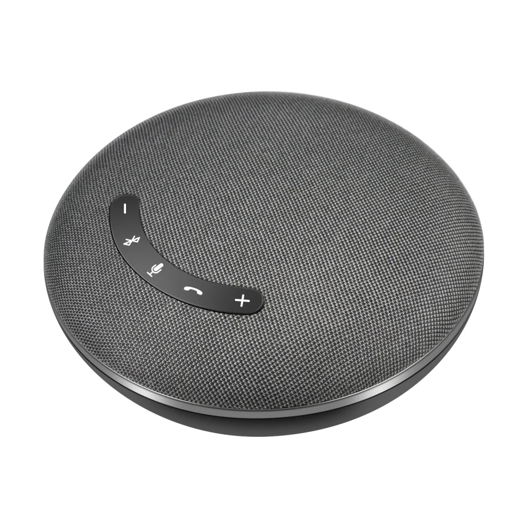 Conference Omnidirectional Microphone 360 Speakerphone USB Bluetooth 4 Microphones