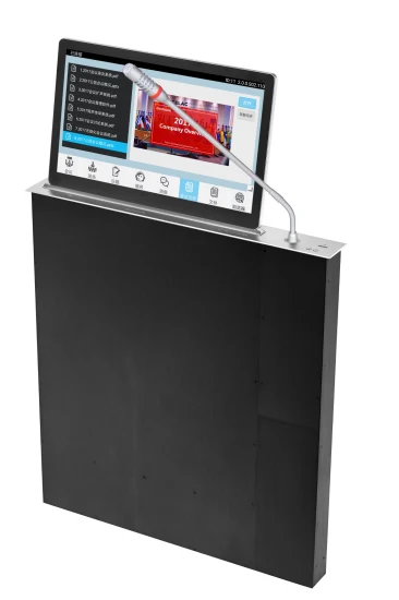 Papierloses intelligentes Desktop-Konferenzsystem mit zwei LCD-Touchscreens und Mikrofonen mit CE