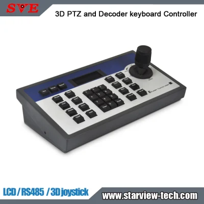 3D-PTZ- und Decoder-Überwachungskamera-Tastatur-Controller 4001et