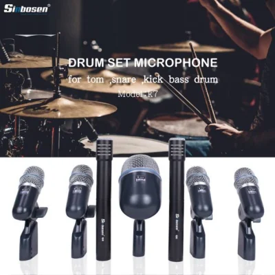 Kostenlose Halterung PRO Audio Professionelles Percussion-Drum-Mikrofon-Kit Q904-XLR